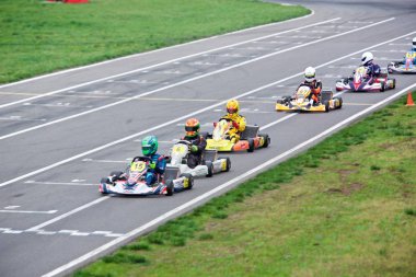 Karting genç pilotların Rekabet