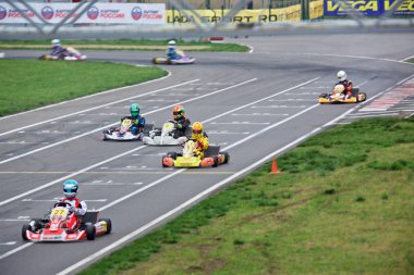 Karting genç pilotların Rekabet