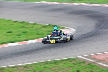 Karting genç pilotların Rekabet