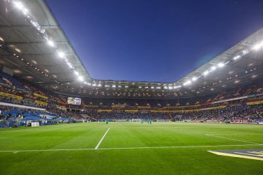 Maç sırasında Rostov Arena stadyumu