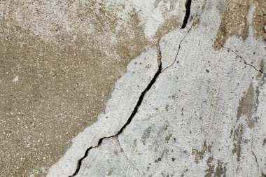 Eski çatlamış beton duvarın dokusu