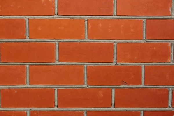 Red color brick wall for brickwork — Stock Photo, Image