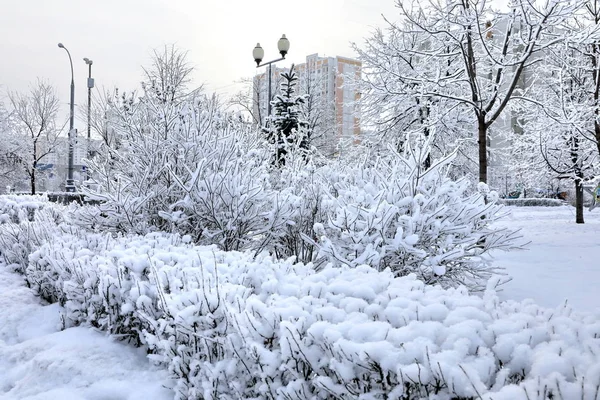 Invierno en Moscú, Rusia — Foto de Stock