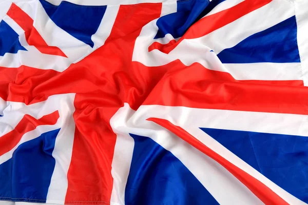 Detailní záběr z The Velká Británie vlajka — Stock fotografie