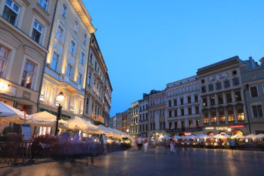 Krakow - Haz 15:Krakow Klasik sokak nigjt yaşam 15 Haziran 201