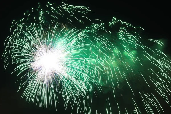 Holidays Fireworks Night Sky — Stock Photo, Image