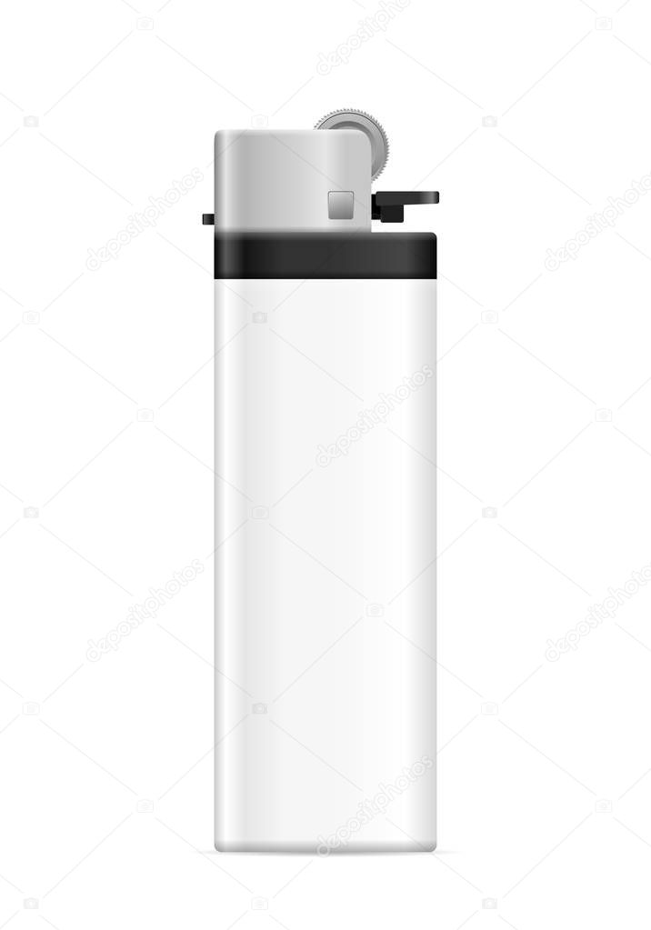 Lighter on a white background. Vector illustration.