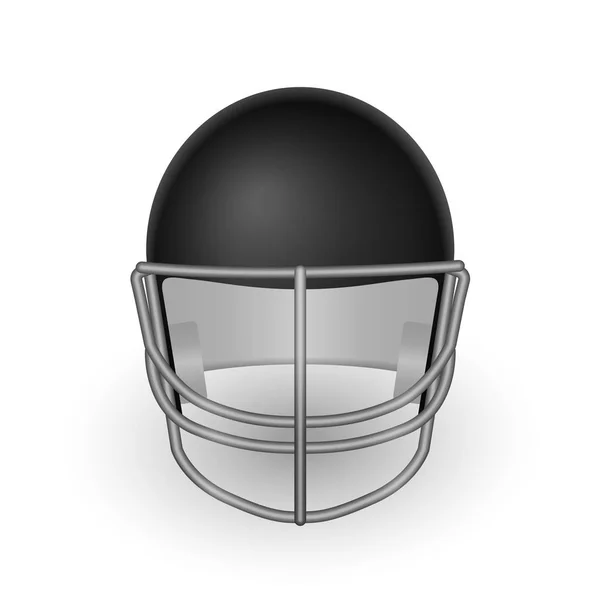 Football Helmet White Background Vector Illustration — Stock Vector