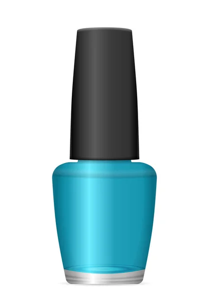 Nagellak Een Witte Achtergrond Vectorillustratie — Stockvector