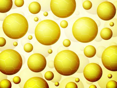 Hentbol topları tarafından kurulan arka plan. Vektör çizim.