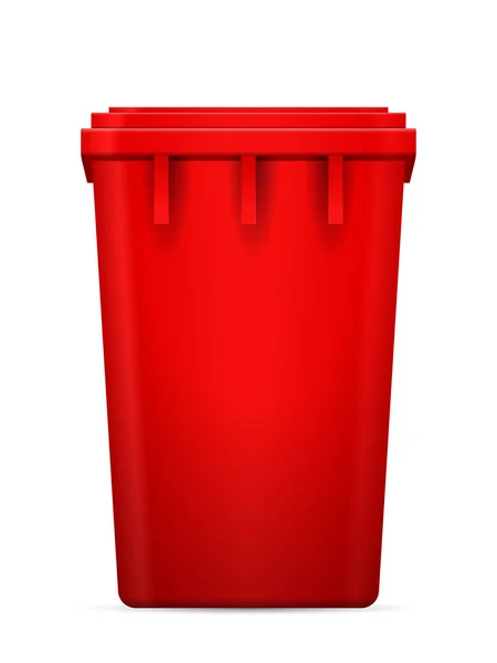 白色背景上的垃圾桶 向量例证 — 图库矢量图片
