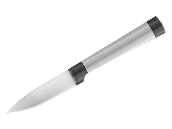 Кухонный Нож Белом Фоне Векторная Иллюстрация — стоковый вектор