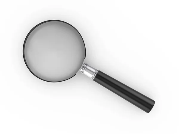 Magnifier White Background Illustration — Stock Photo, Image