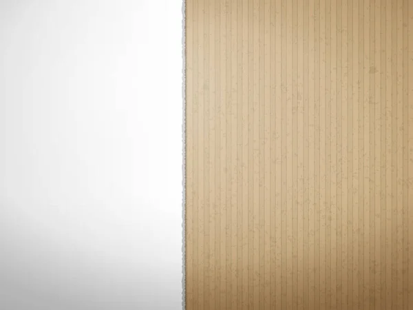 Torn Cardboard Paper Texture Background Vector Illustration — Stock Vector
