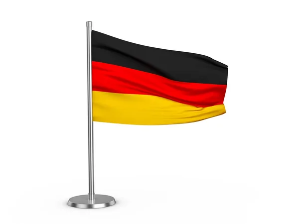 Bandeira flapping Alemanha — Fotografia de Stock