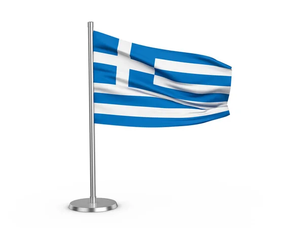 Çırpma bayrak Yunanistan — Stok fotoğraf