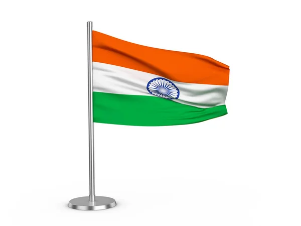 Fladderende vlag India — Stockfoto