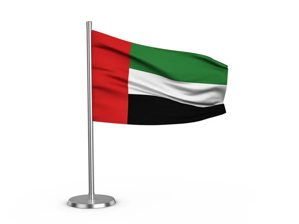 Flapping flag UAE — Stock Photo, Image