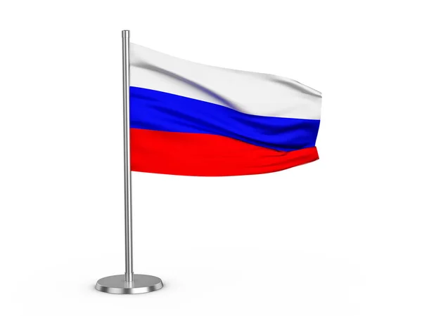 Flapping flag Russia — Stock Photo, Image