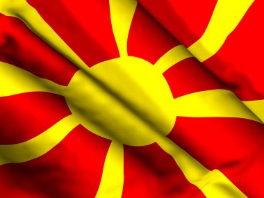 Kuzey Makedonya bayrak arka plan