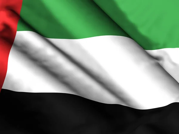 Фон флага ОАЭ — стоковое фото