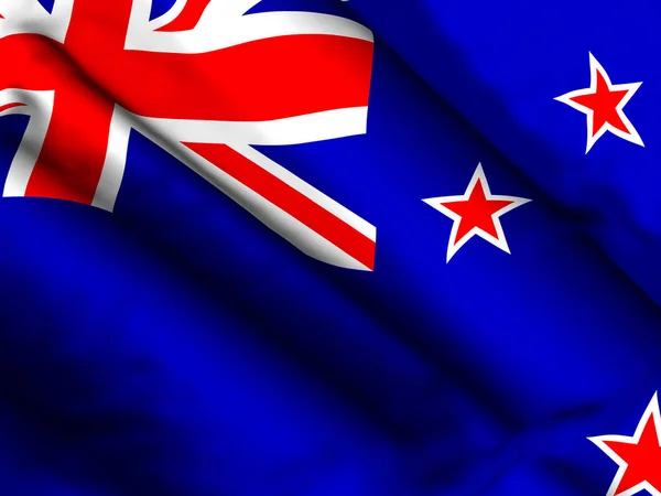 Nya Zeeland flagga bakgrund — Stockfoto