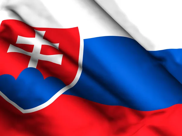 Slovakien flagga bakgrund — Stockfoto