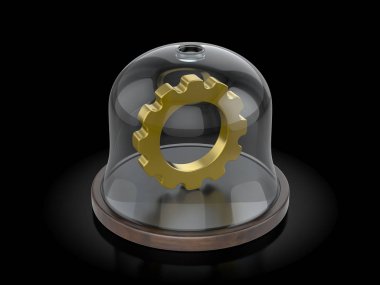 Kubbenin altındaki dişli sembolü