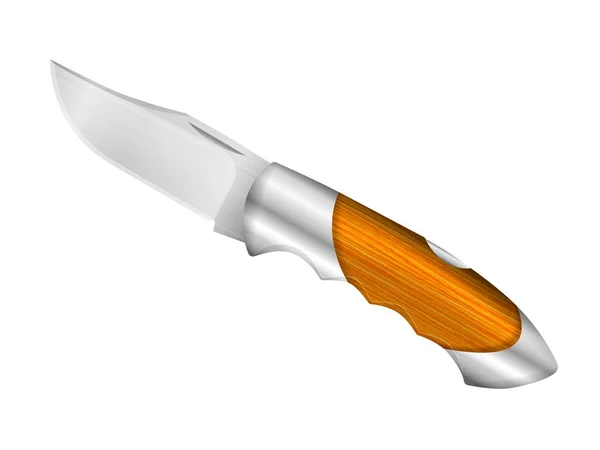 Kamping bıçak — Stok Vektör