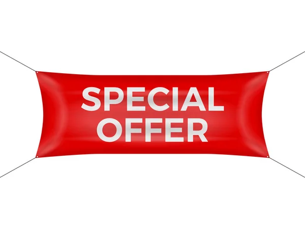 Banner oferta especial — Vector de stock