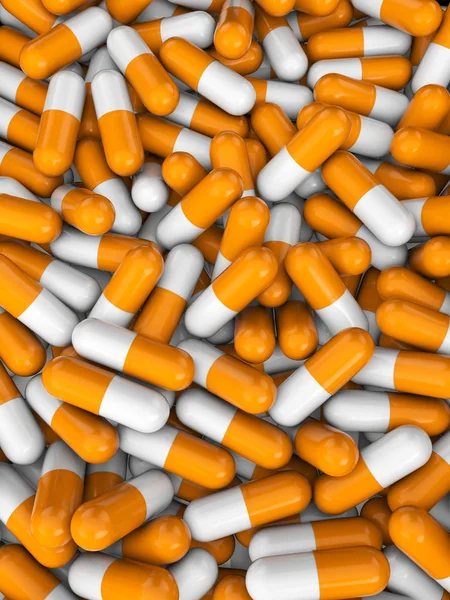 Capsule pillen achtergrond — Stockfoto
