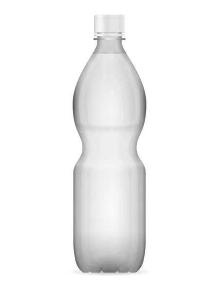 Пляшка Води Білому Тлі Векторні Ілюстрації — стоковий вектор
