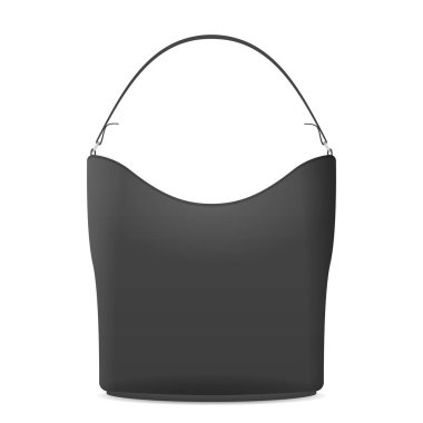 Beyaz bir arka planda el çantası. Vektör illüstrasyonu.