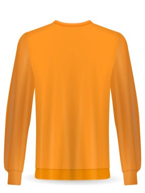 Beyaz arka planda eşofman üstü. Vektör illüstrasyonu.