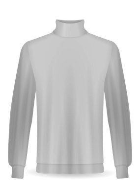 Beyaz arka planda eşofman üstü. Vektör illüstrasyonu.