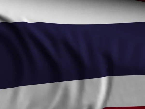 Κυματίζει Από Κοντά Φόντο Της Σημαίας Της Ταϊλάνδης Εικονογράφηση — Φωτογραφία Αρχείου