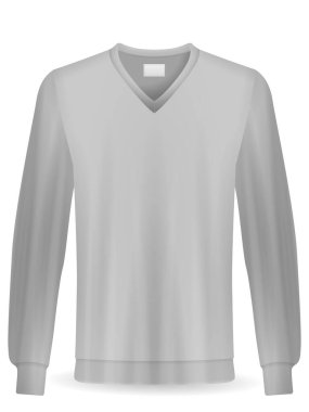 Beyaz arka planda eşofman üstü. Vektör illüstrasyonu.