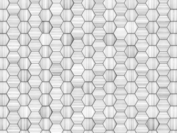 Background Formed Wooden Hexagon Blocks Vector Illustration — Stock Vector