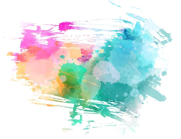 Abstrato Multicolorido Escovado Grunge Fundo — Vetor de Stock