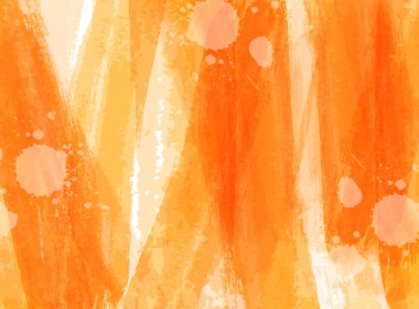 Turuncu suluboya boya ile arka plan satırları fırça. Tasarımlarınız için şablon.