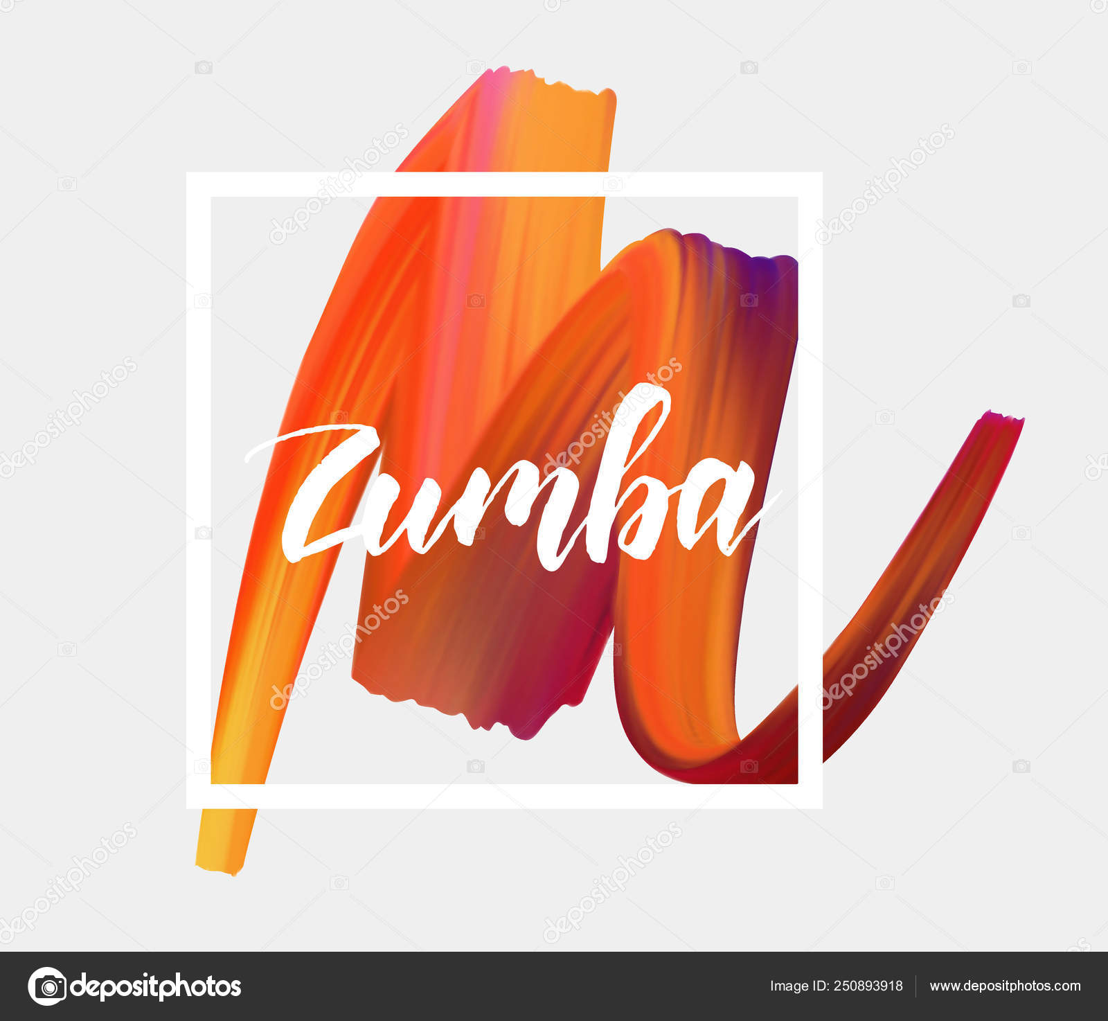 Zumba lettering on modern background Stock Vector Image by ©artlana  #250893918
