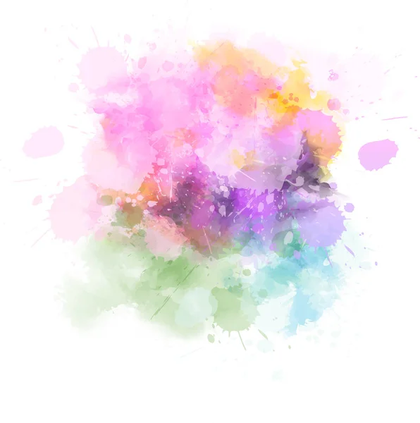 Aquarel verf splash — Stockvector