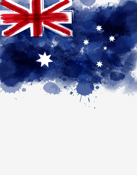 Fondo de la bandera de Australia — Archivo Imágenes Vectoriales