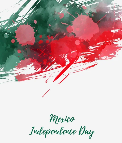 Día de la independencia de México — Vector de stock