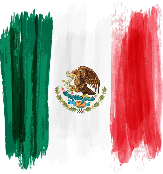 Grunge Mexico flag — Stock Vector