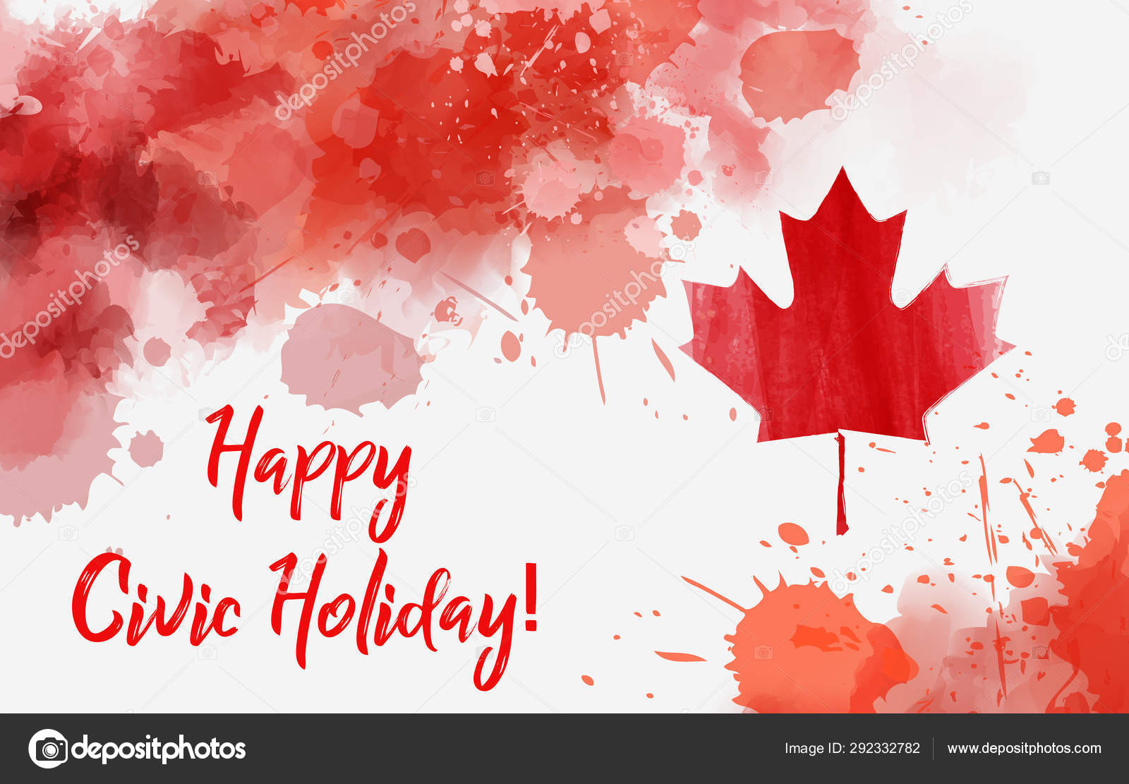 加拿大快乐公民假期图库矢量图©artlana 292332782