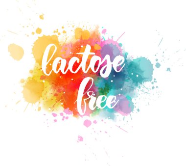 Suluboya sıçramalak laktozsuz yazı