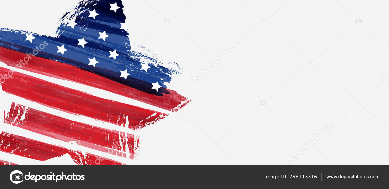 USA background with abstract star flag Stock Vector Image by ©artlana