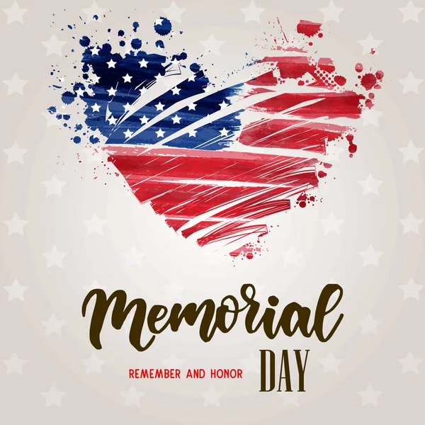 USA memorial day-achtergrond — Stockvector