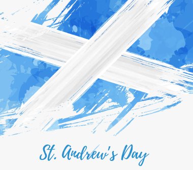 St. Andrew's day holiday background clipart